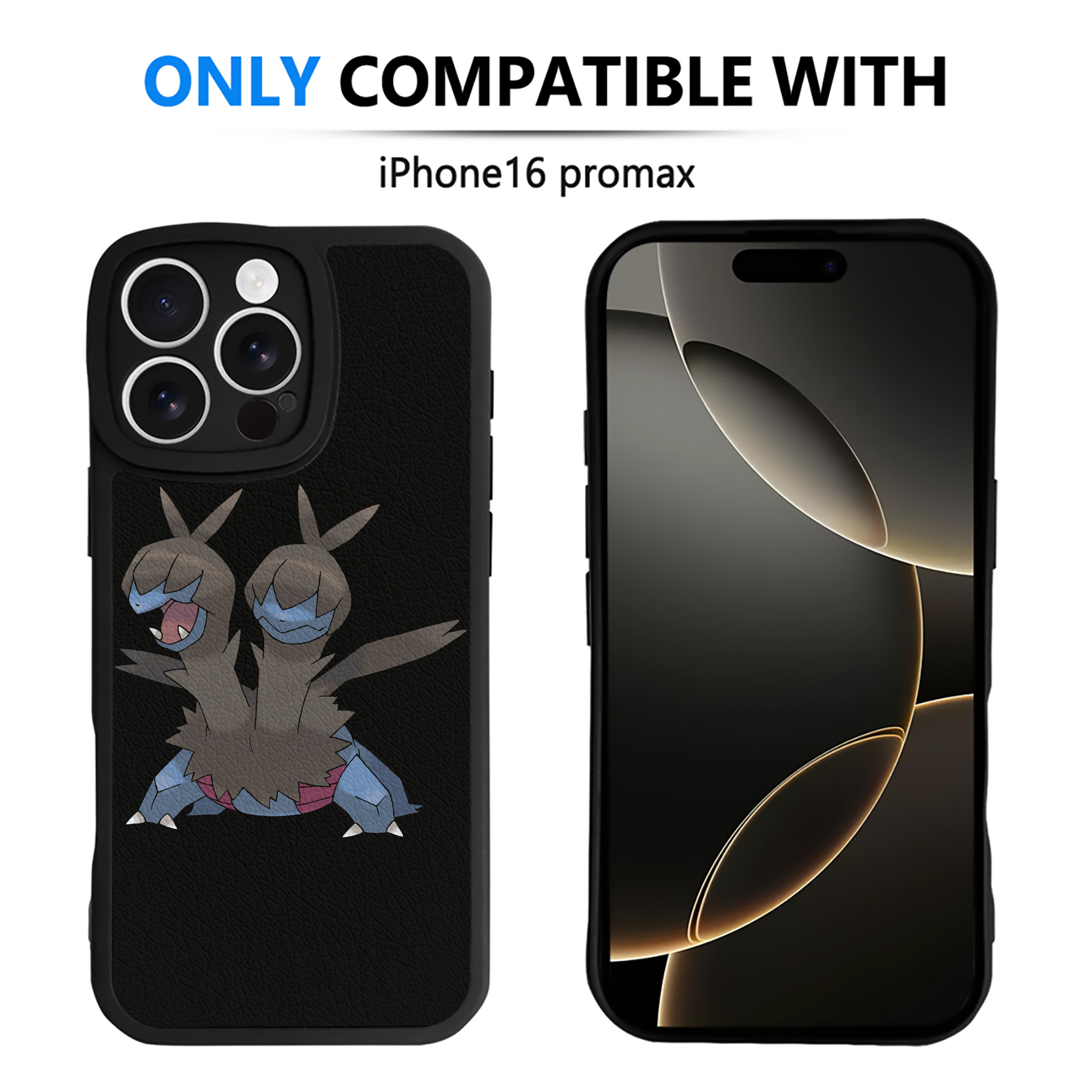 （画像用） ポケットモンスター Pokémon 【iPhone 16シリーズ対応】シリコンスマホケース（レザー調） 材質：シリコン